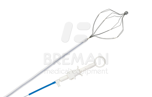 Корзина для разрушения и захвата камней "POWER-CATCH", NITINOL, 4 струны, с каналом для подачи контрастного вещества, пригодна для литотрипсии, одноразовая, диаметр 2,9 мм, длина 215 см