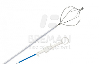 Корзина для разрушения и захвата камней "POWER-CATCH", NITINOL, 4 струны, с каналом для подачи контрастного вещества, пригодна для литотрипсии, одноразовая, диаметр 2,9 мм, длина 215 см